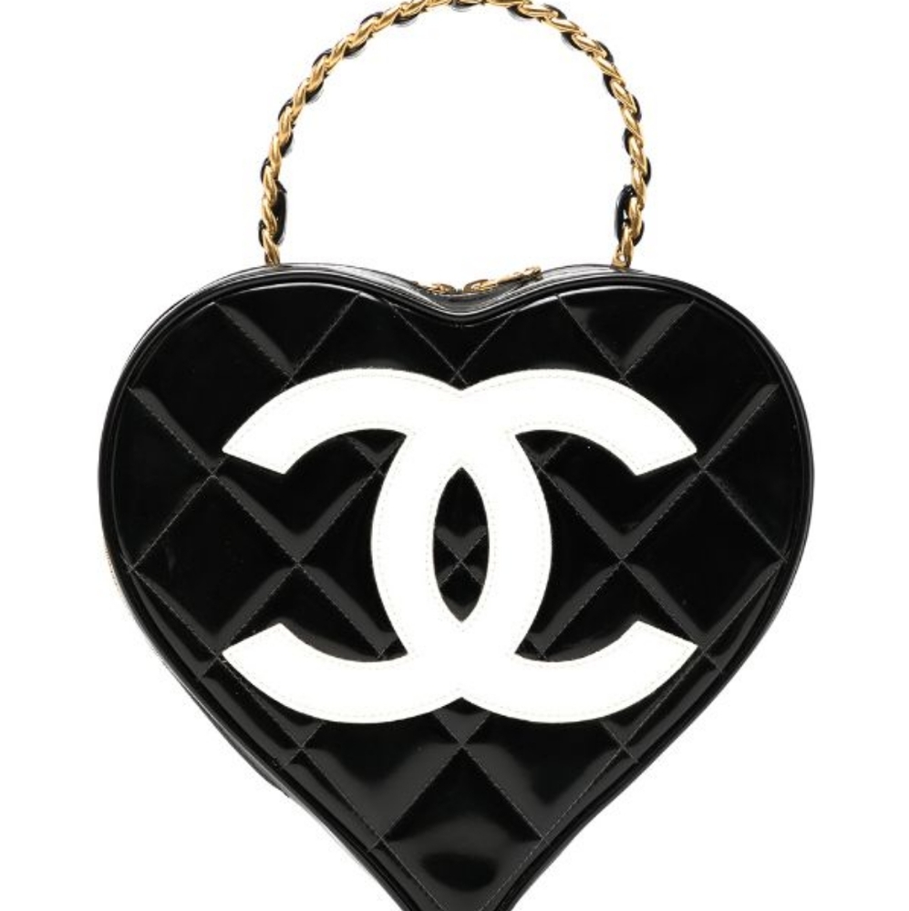ISO vintage Chanel heart Vanity Bag